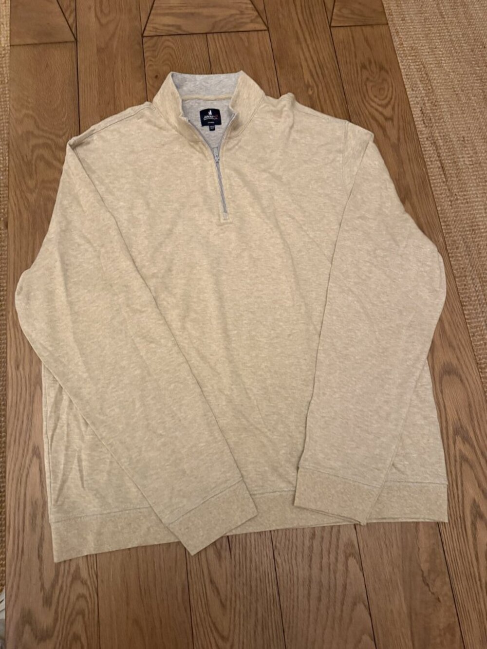 Johnnie-O Sand Quarter Zip Pullover Mens XL